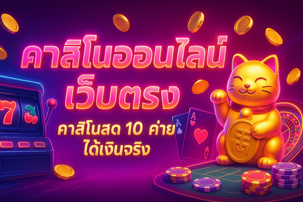 คาสิโนออนไลน์ เว็บตรง