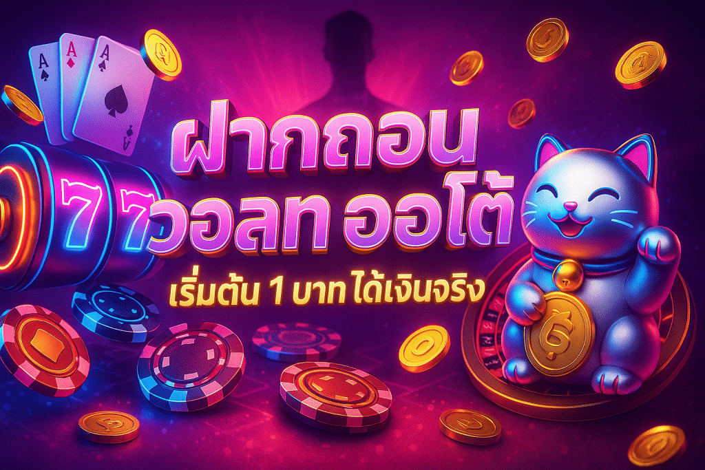 ฝากถอน วอเลท ออโต้