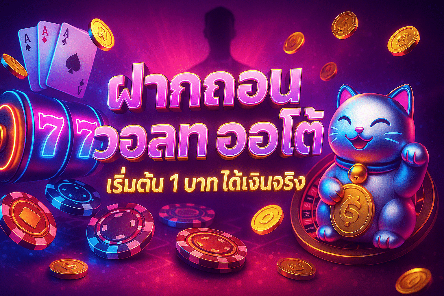 ฝากถอน วอเลท ออโต้